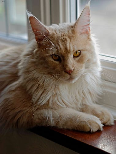 Lost Maine Coon cream named Lily in Châteauguay